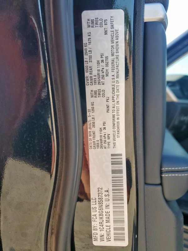 2022 JEEP GRAND CHEROKEE Limited