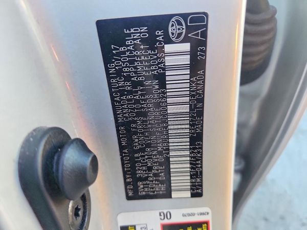 2018 TOYOTA COROLLA L/LE/SE/XLE/XSE