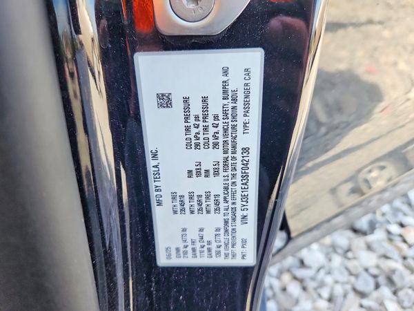 2025 TESLA MODEL 3 — VINS
