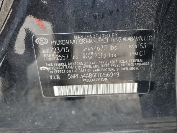 2015 HYUNDAI SONATA