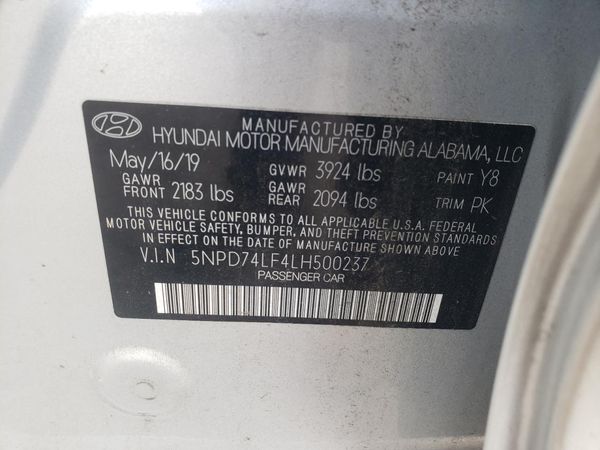 2020 HYUNDAI ELANTRA