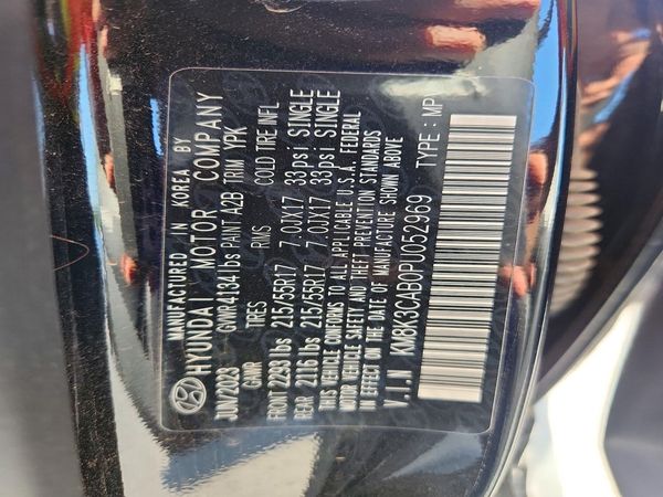 2023 HYUNDAI KONA — VINS