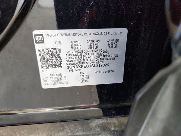 2025 CHEVROLET EQUINOX 1LT — VINS