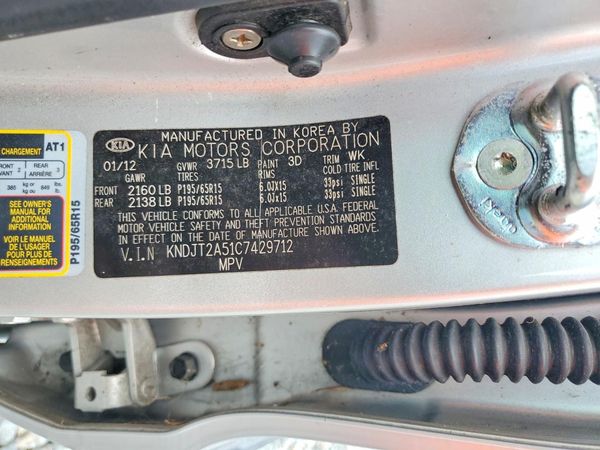 2012 KIA SOUL GL — VINS