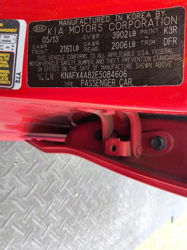 2014 KIA FORTE — VINS