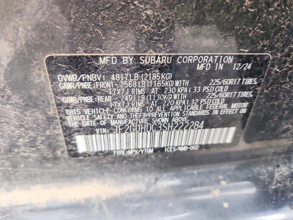 2025 SUBARU CROSSTREK Premium