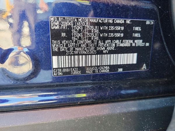 2024 TOYOTA RAV4 — VINS