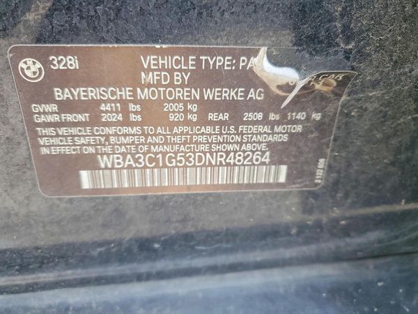 2013 BMW 328 — VINS