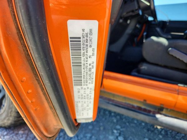 2012 JEEP WRANGLER Sport — VINS