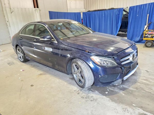 2015 MERCEDES-BENZ C-CLASS C400 4-MATIC — Passenger 3/4