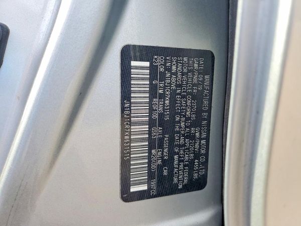 2019 NISSAN ROGUE SPORT — VINS