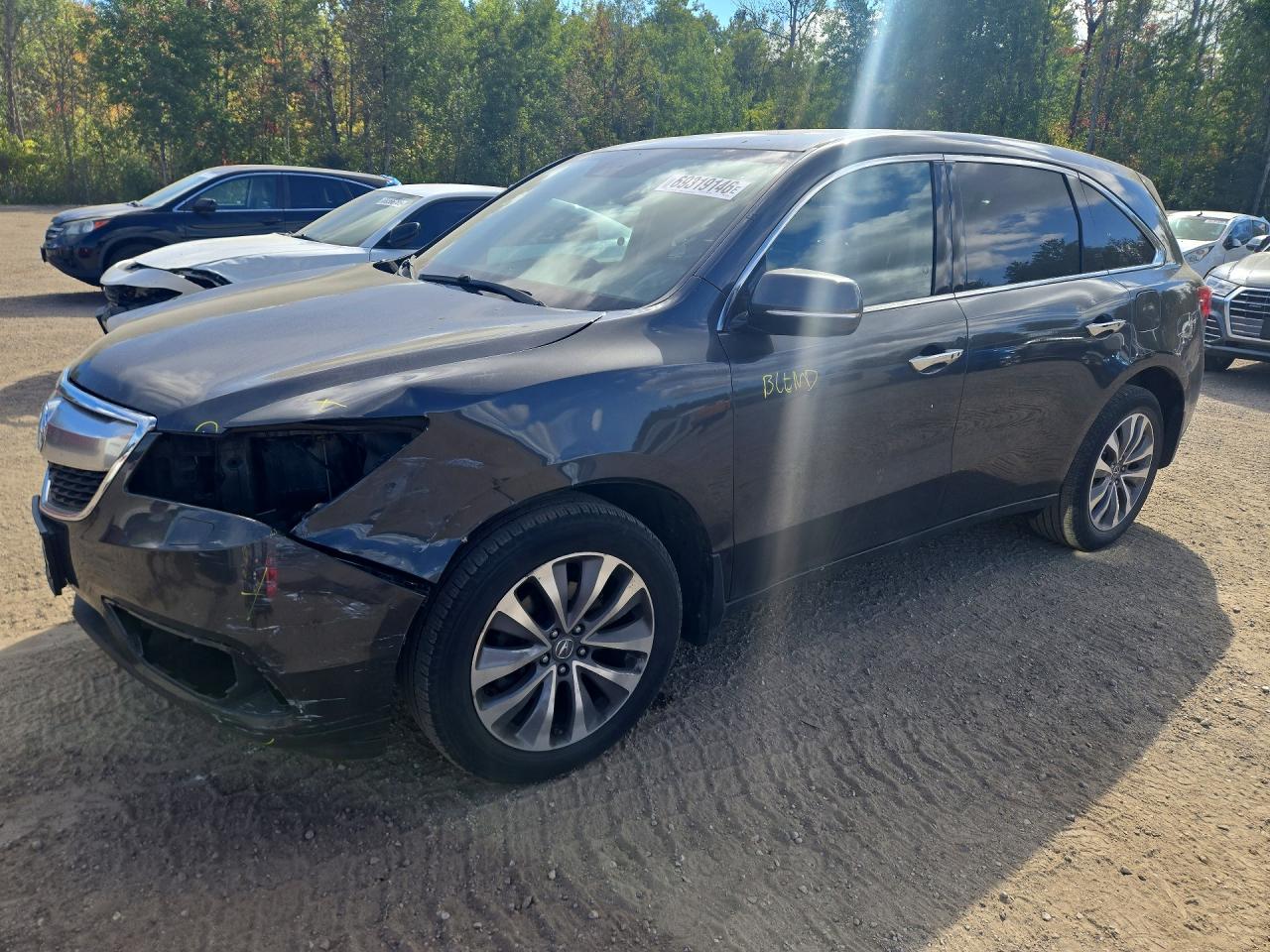 2015 ACURA MDX SH-AWD Tech Ent — Front 3/4