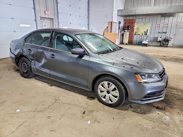 2017 VOLKSWAGEN JETTA — Passenger 3/4