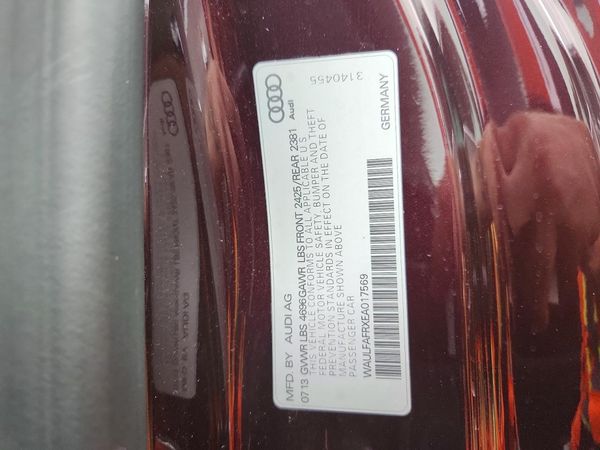 2014 AUDI A5 — VINS