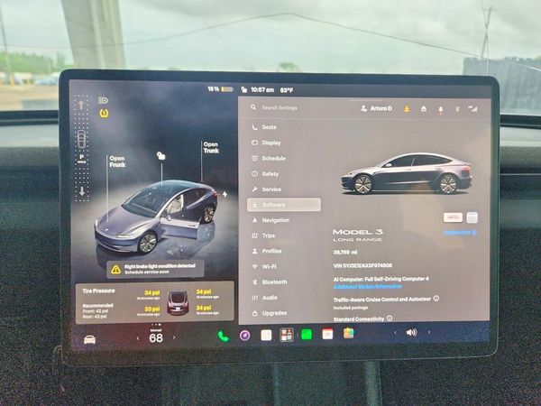 2025 TESLA MODEL 3 — ODOM