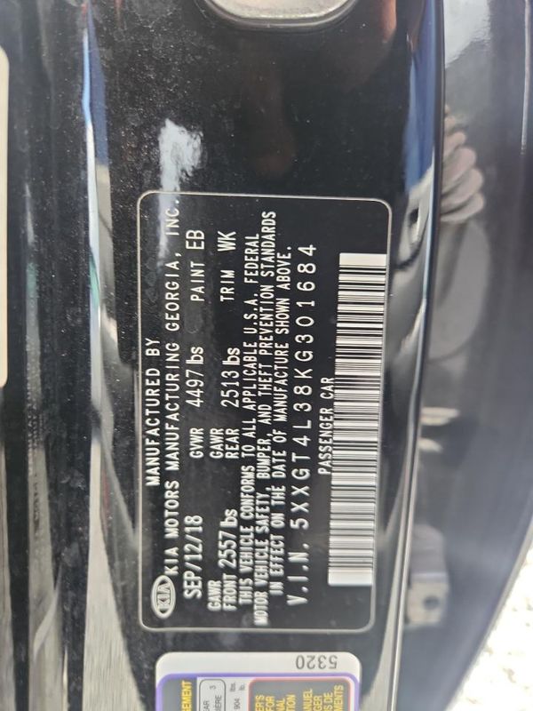 2019 KIA OPTIMA — VINS