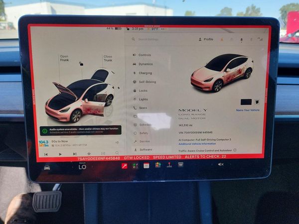 2022 TESLA MODEL Y — ODOM