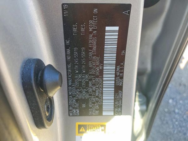 2019 TOYOTA HIGHLANDER — VINS