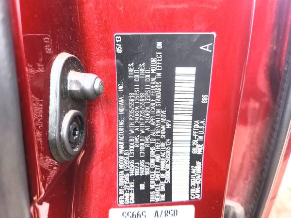 2013 TOYOTA SIENNA — VINS
