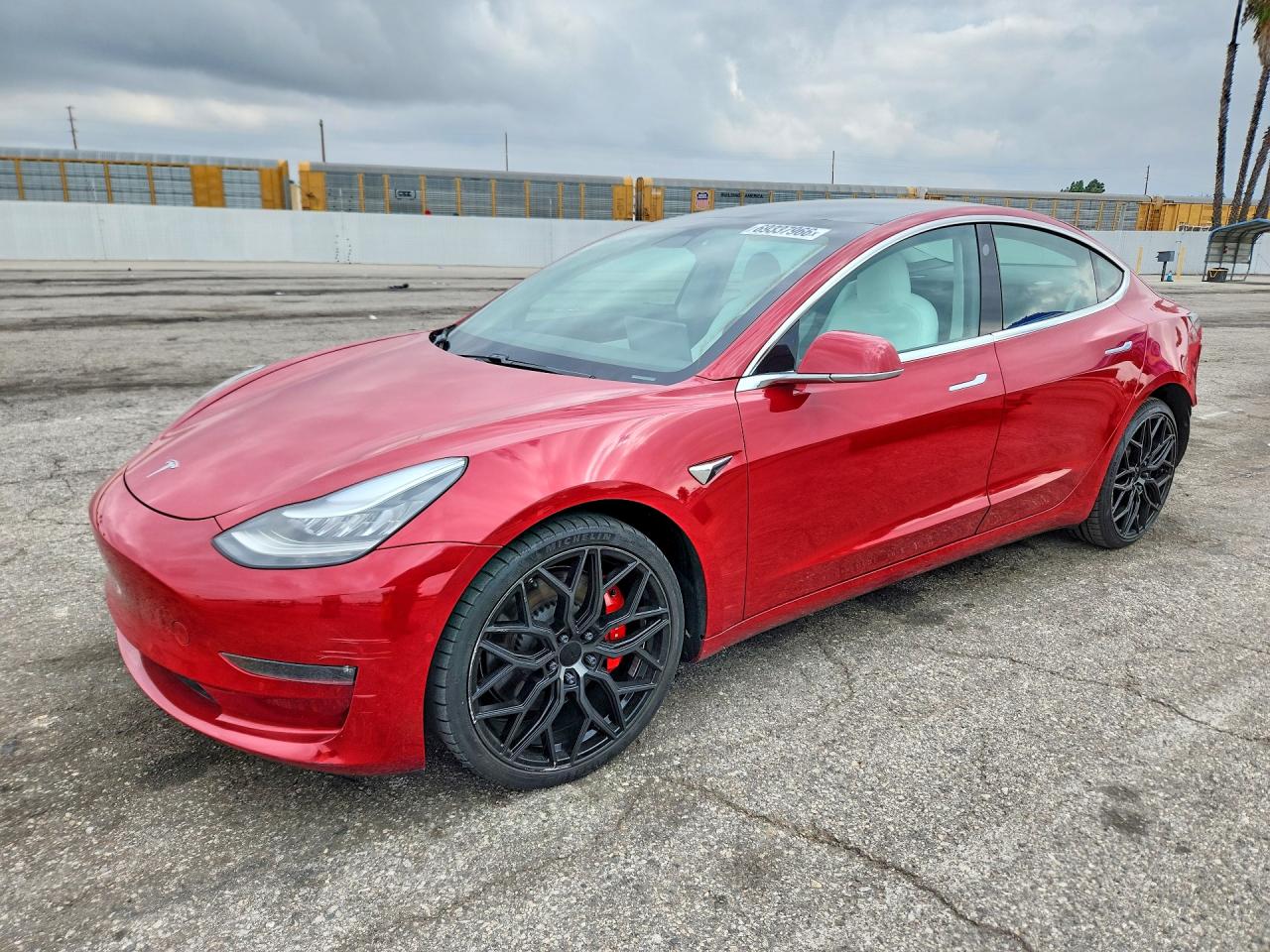 2019 TESLA MODEL 3 — Front 3/4