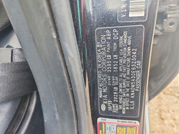 2014 KIA RIO — VINS