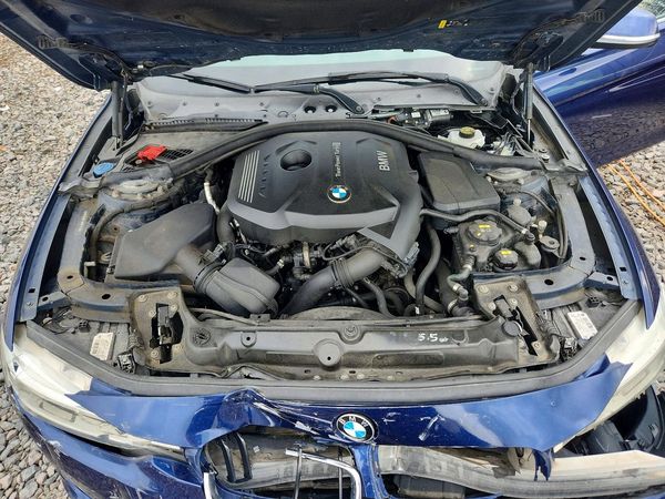 2017 BMW 330 — Engine bay