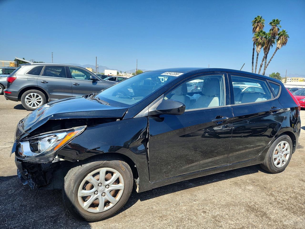 2012 HYUNDAI ACCENT GL (Middle-low grade) — Front 3/4