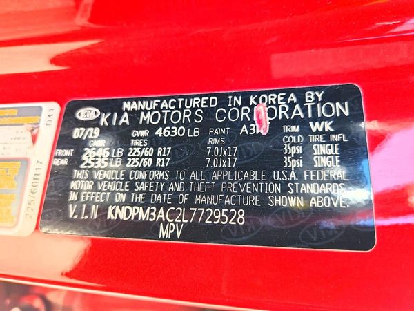 2020 KIA SPORTAGE LX — VINS