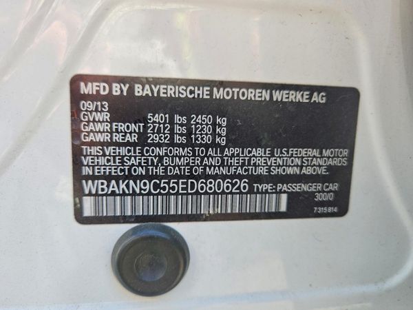 2014 BMW 550 — VINS