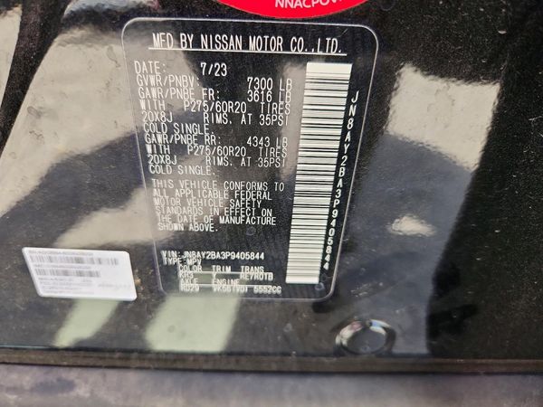 2023 NISSAN ARMADA SL