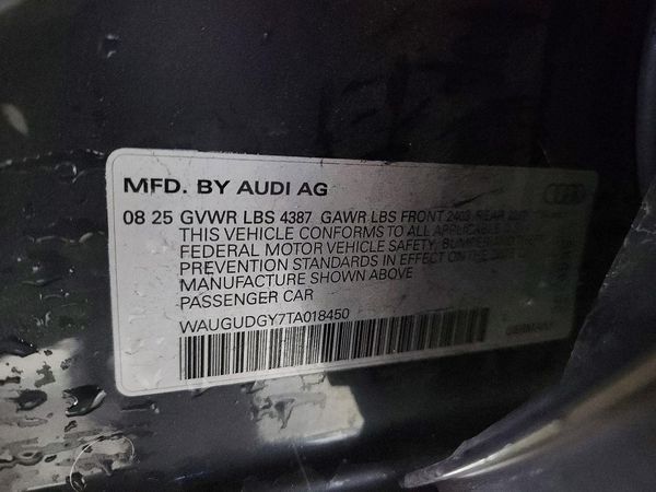 2026 AUDI A3 — VINS