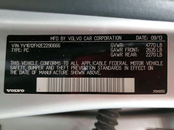 2014 VOLVO S60