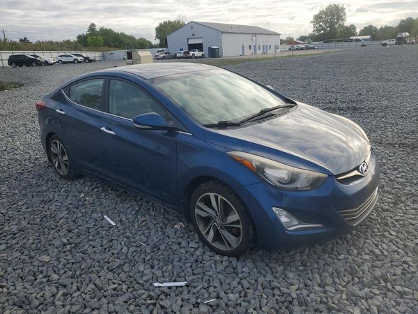 2014 HYUNDAI ELANTRA GLS (Middle) — Passenger 3/4