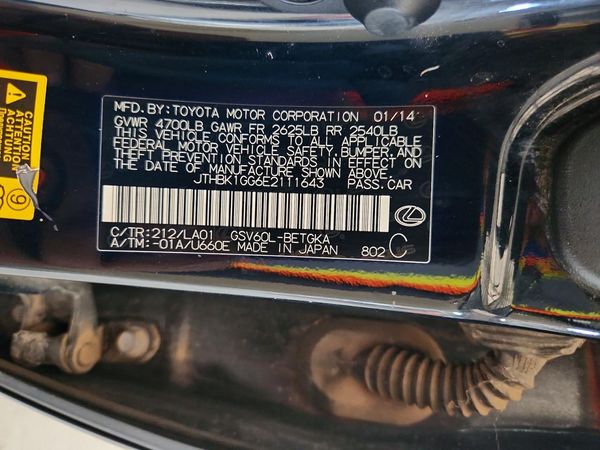 2014 LEXUS ES 350