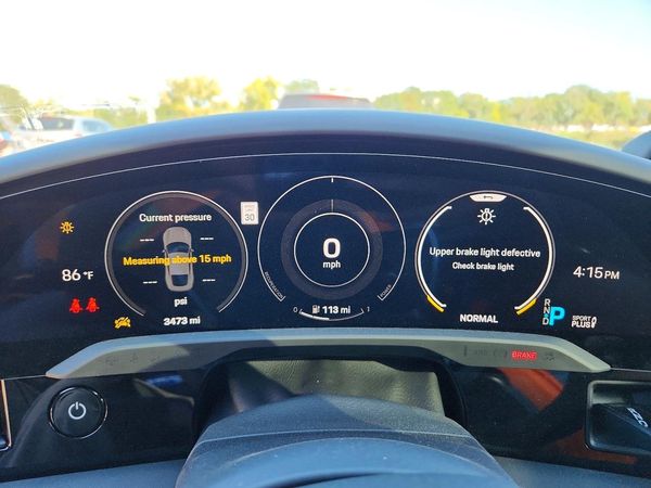 2022 PORSCHE TAYCAN 4S — ODOM