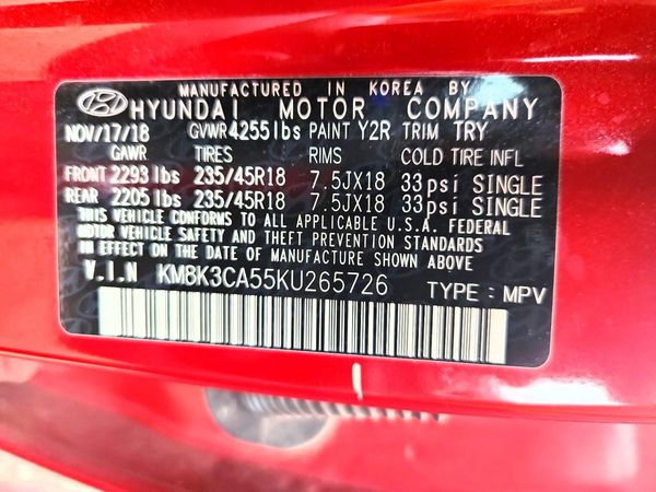 2019 HYUNDAI KONA Limited