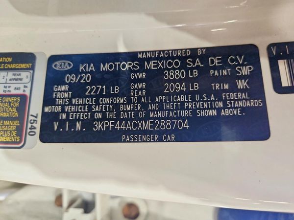 2021 KIA FORTE GT — VINS