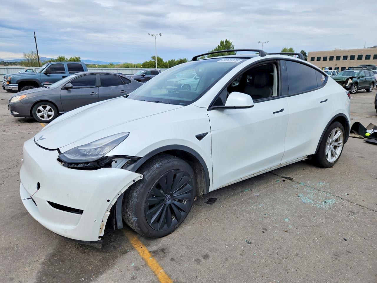2020 TESLA MODEL Y — Front 3/4