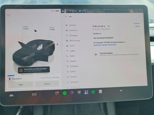 2023 TESLA MODEL Y — ODOM