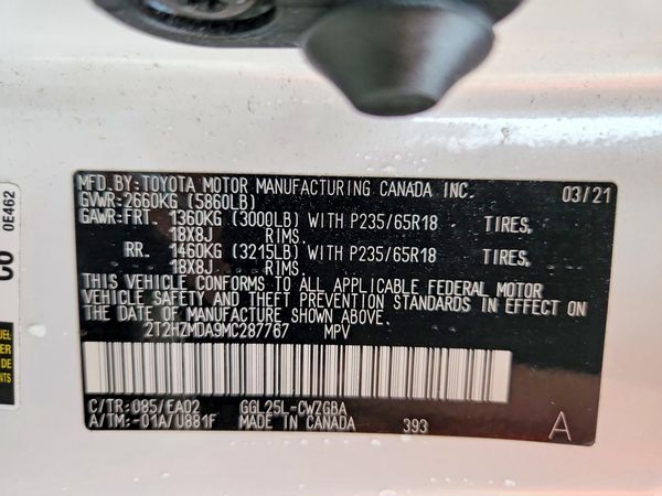 2021 LEXUS RX 350 Premium — VINS