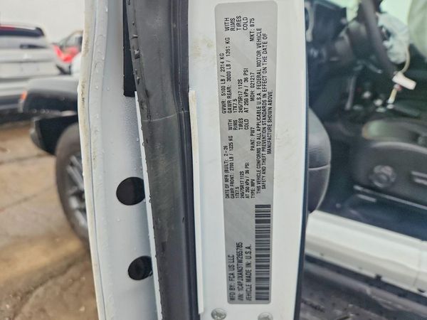 2026 JEEP WRANGLER — VINS