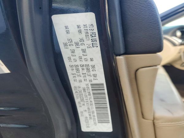 2016 JEEP GRAND CHEROKEE Limited — VINS