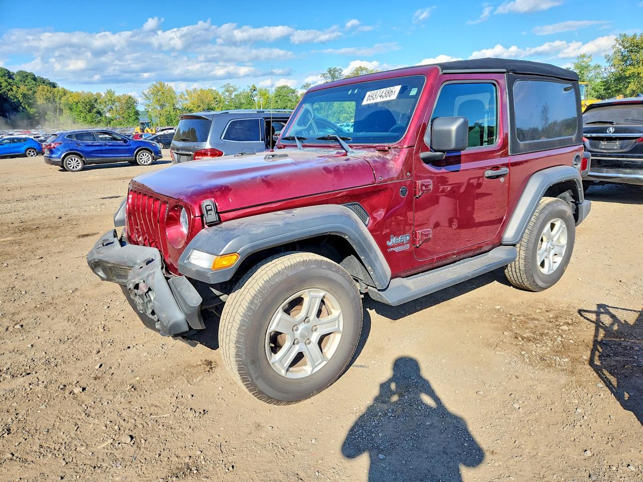 2021 JEEP WRANGLER — Front 3/4