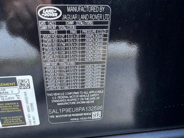 2023 LAND ROVER RANGE ROVER SPORT P360 Dynamic SE