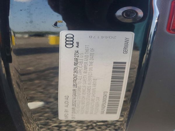 2018 AUDI S5 — VINS