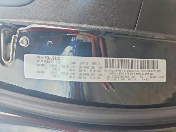2019 CHRYSLER PACIFICA — VINS