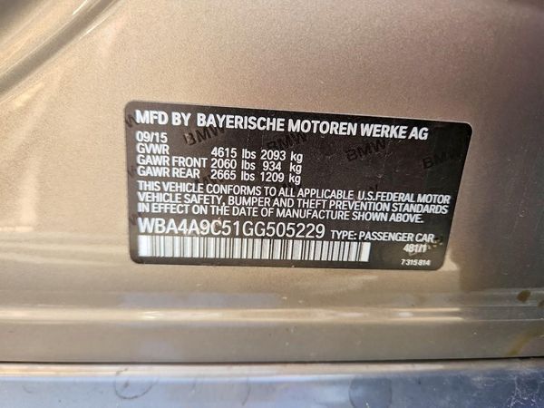2016 BMW 428 GC