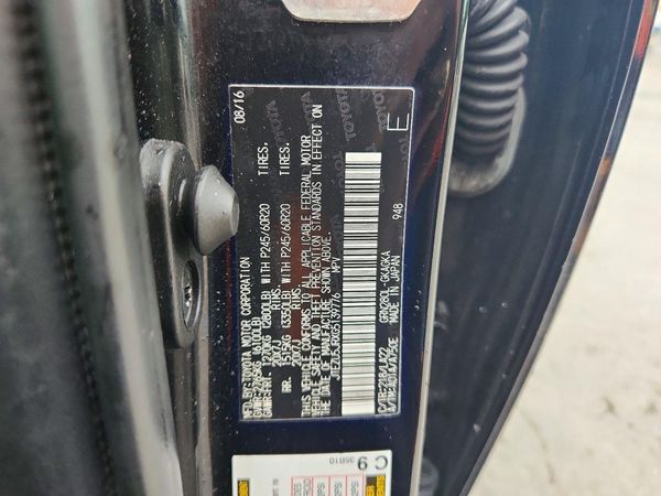 2016 TOYOTA 4RUNNER — VINS