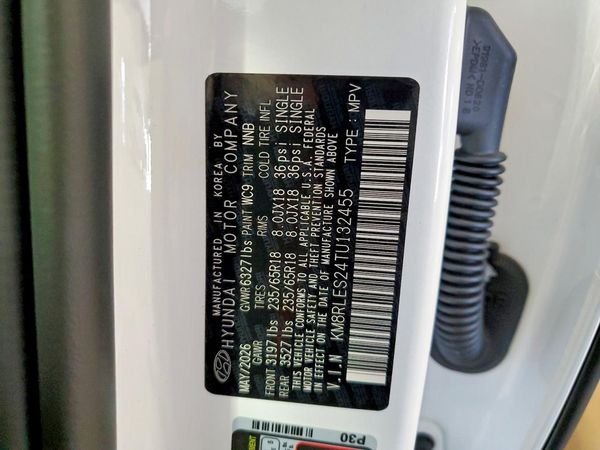 2026 HYUNDAI PALISADE SEL — VINS