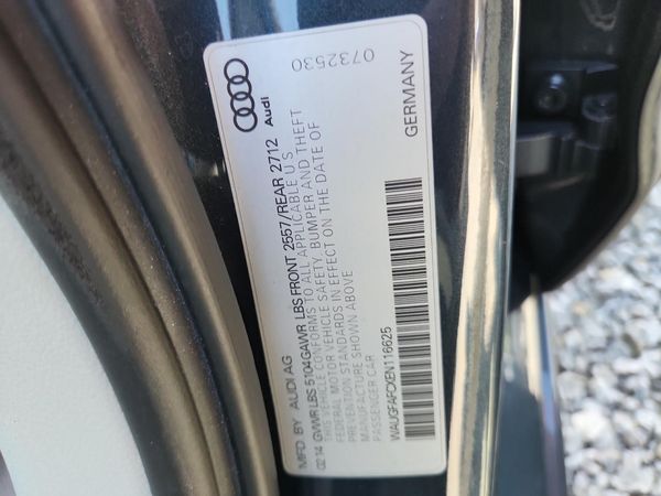 2014 AUDI A6 — VINS